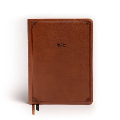 NASB Tony Evans Study Bible, Brown Leathertouch: Advancing God's Kingdom Agenda - Imitation Leather