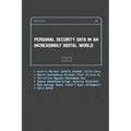 Personal Security Data in an Increasingly Digital World - Paperback