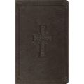 ESV Value Thinline Bible (Trutone, Charcoal, Celtic Cross Design) - Imitation Leather