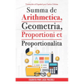 Summa de arithmetica, geometría, proportioni et proportionalita - Paperback