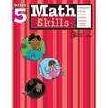 Math Skills: Grade 5 (Flash Kids Harcourt Family Learning) - Paperback