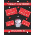 Personalized Love Coupons: Gifts For Him And Her: Lovers Treat With These 36 Colour Personalized Love Coupons! (Valentines Day Special) - Paperback