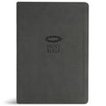 KJV Super Giant Print Reference Bible, Value Edition, Charcoal Leathertouch - Imitation Leather
