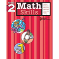 Math Skills: Grade 2 (Flash Kids Harcourt Family Learning) - Paperback