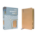 Niv, Student Bible, Personal Size, Leathersoft, Tan, Comfort Print - Imitation Leather