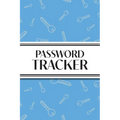 Password Tracker (Blue Keys): 6"x9" Alphabetical Password Logbook for Easy Organization - Paperback