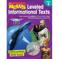 Scholastic News Leveled Informational Texts: Grade 5: High-Interest Passages at Three Lexile Levels with Comprehension Questions - Paperback