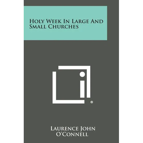 Holy Week in Large and Small Churches - Paperback
