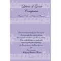 Letters of Great Composers: Mozart, Beethoven, Liszt, and Wagner - Paperback