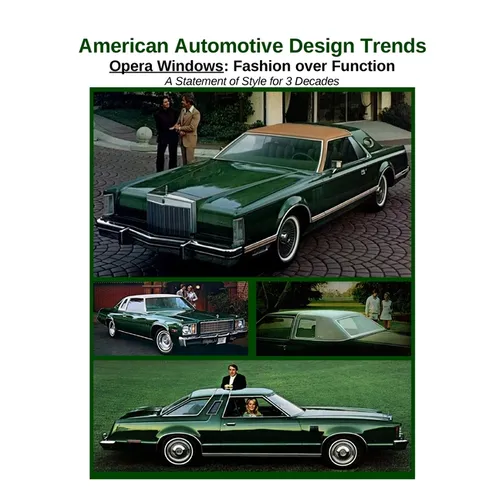 American Automotive Design Trends / Opera Windows: Fashion over Function - Paperback