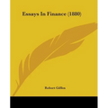 Essays In Finance (1880) - Paperback