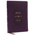 KJV Holy Bible: Giant Print Thinline Bible, Purple Leathersoft, Red Letter, Comfort Print (Thumb Indexed): King James Version (Vintage Series) - Imitation Leather