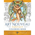 Art Nouveau Fantasy Coloring Book - Paperback
