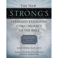 The New Strong's Expanded Exhaustive Concordance of the Bible: Every Word of the Bible Indexed, Red Letter Edition - Hardcover