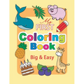 My First Coloring Book. Big & Easy: 60 Cute Pages for Toddlers and Kids Ages 1-3 - Paperback