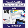 Word 2019 Lists - Paperback