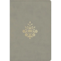 ESV Large Print Compact Bible, Red Letter (Trutone, Stone, Branch Design) - Imitation Leather