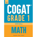 COGAT Grade 1 Math: 3 Practice Tests - Level 7 - Paperback