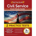Civil Service Exam Study Guide: 2 Practice Tests and Prep for Firefighter, Police, Clerical, Etc. [3rd Edition] - Paperback