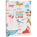Brandon Campbell's Just Add Line: Coloring in Reverse - Paperback