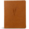 CSB Notetaking Bible, Large Print Edition, Camel Leathertouch - Imitation Leather