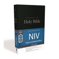 NIV, Pew and Worship Bible, Large Print, Hardcover, Black - Hardcover