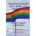 Transgender ACT 2019- An Analysis: Volume 1, Issue 4 of Brillopedia - Paperback
