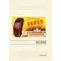 Vintage Lined Notebook Greetings from Akron - Paperback