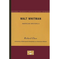 Walt Whitman - American Writers 9: University of Minnesota Pamphlets on American Writers - Paperback