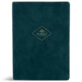 CSB Women's Study Bible, Peacock Leathertouch, Indexed - Imitation Leather