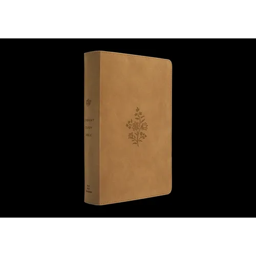 ESV Student Study Bible (Trutone, Nubuck Caramel, Wildflower Design) - Imitation Leather
