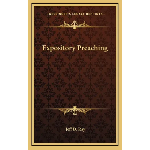 Expository Preaching - Hardcover