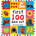 First 100 Paperback Box Set (5 Books): Animals, Trucks, Words, Numbers, Colors ABC Numbers: First 100 Words; First 100 Animals; First 100 Trucks and T - Boxed Set