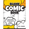 Blank Comic Book (Yellow): 8.5"x11" 100+ Pages of Blank Panels to Create Your Own Comic! Different Frames on Every Spread; Space for Covers Every 10 P - Paperback