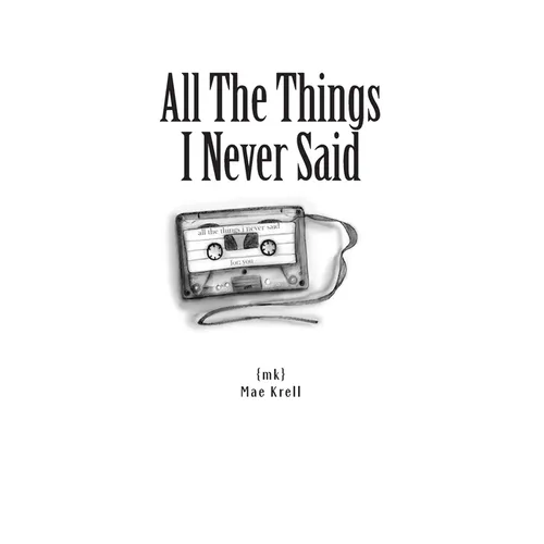 All The Things I Never Said - Paperback