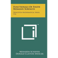 Functionals Of Finite Riemann Surfaces: Princeton Mathematical Series, V16 - Hardcover