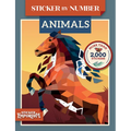 Sticker by Number Animals: Sticker Emporium - Paperback