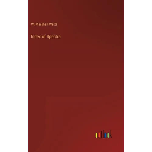 Index of Spectra - Hardcover