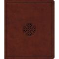 ESV Journaling Bible (Trutone, Brown, Mosaic Cross Design) - Imitation Leather