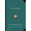 Sainte-Beuve - Paperback