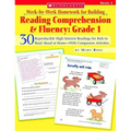 Week-By-Week Homework for Building Reading Comprehension and Fluency: Grade 1 - Paperback