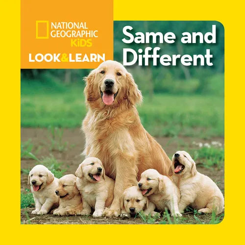 National Geographic Kids Look & Learn: Same and Different - Board Book