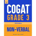 COGAT Grade 3 Non-Verbal: 3 Practice Tests Level 9 - Paperback