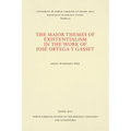 The Major Themes of Existentialism in the Work of José Ortega Y Gasset - Paperback