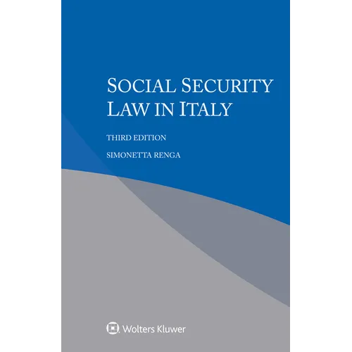 Social Security Law in Italy - Paperback