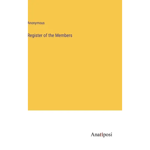 Register of the Members - Hardcover