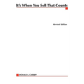 It's When You Sell That Counts - Paperback