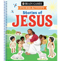 Brain Games - Sticker Activity: Stories of Jesus (for Kids Ages 3-6) - Spiral