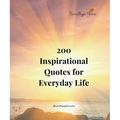 200 Inspirational Quotes For Everyday Life - Paperback