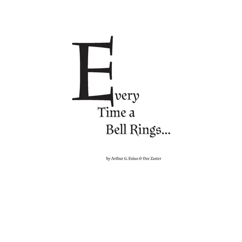Every time a bell rings... - Paperback